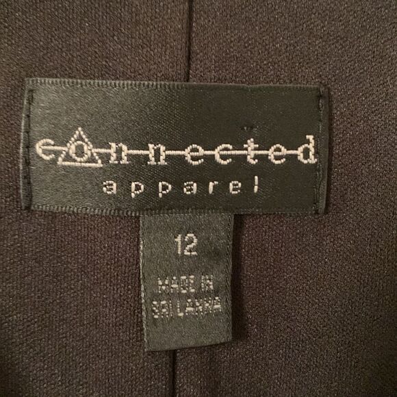 Connected Apparel Tiered Layered Dress Size 12 - Picture 11 of 12